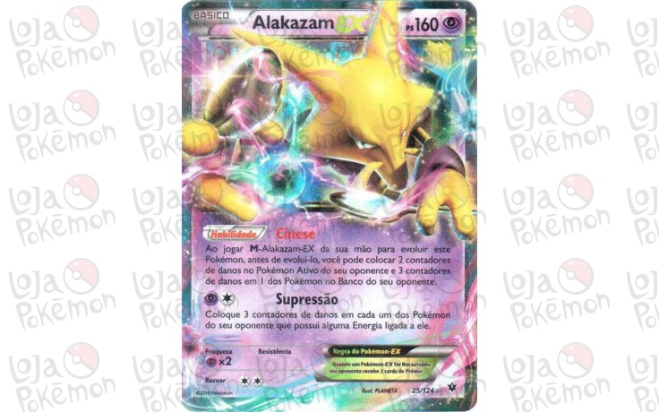 Alakazam EX 25/124 - Fusão de Destinos