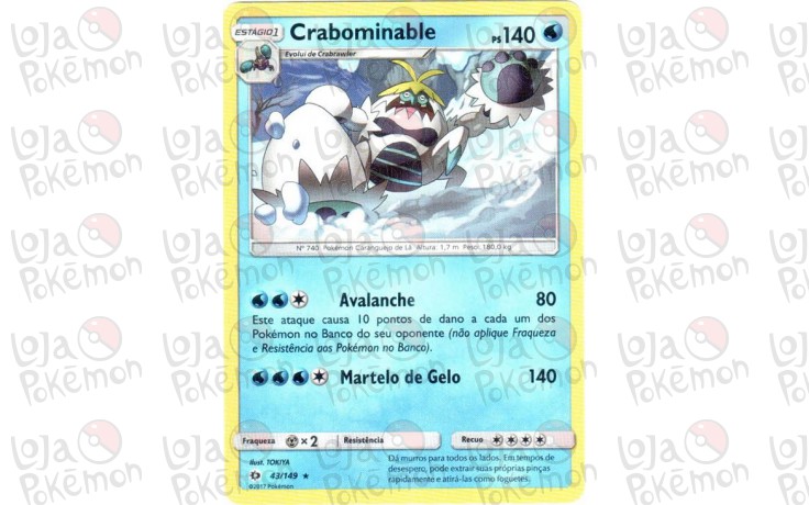 Crabominable 43/149 - Sol e Lua