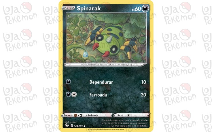 Spinarak 43/72 - Destinos Brilhantes