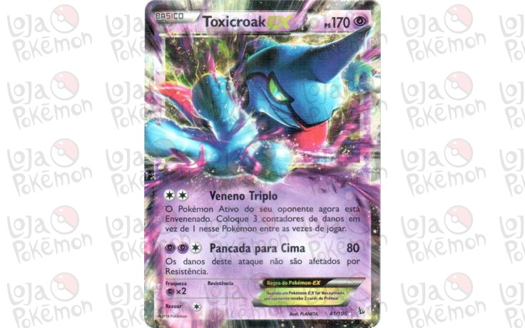Toxicroak EX  41/106 - Flash de Fogo