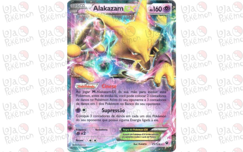 Alakazam EX 25/124 - Fusão de Destinos