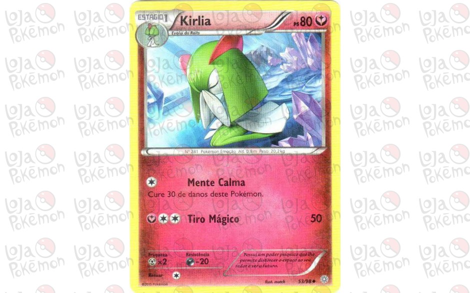 Kirlia 53/98 - Origens Ancestrais - Card Pokémon
