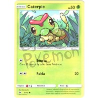 Caterpie - Reverse Holo 1/149 - Sol e Lua - Card Pokémon