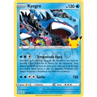 Kyogre - Holo 3/25 - Celebrações - Card Pokémon