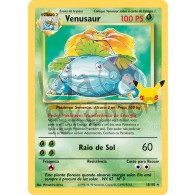 Venusaur 15/102  - Holo - Coleção Clássica - Card Pokémon
