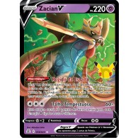 Zacian V - Holo 16/25 - Celebrações - Card Pokémon