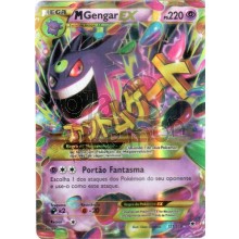 Mega Gengar EX - Rara Secreta - 121/119 - Força Fantasma - Card Pokémon